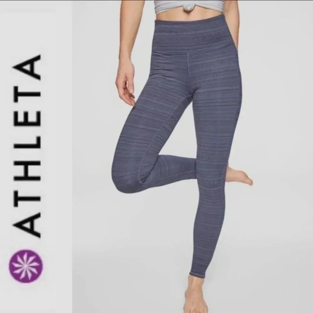 ATHLETA Jacquard Chaturanga Textured Tight size S